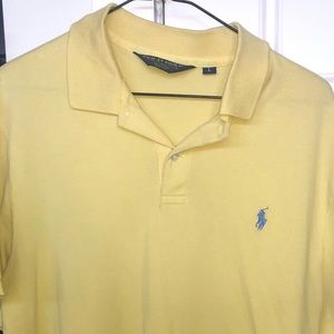 Yellow Ralph Lauren Polo Collar Shirt